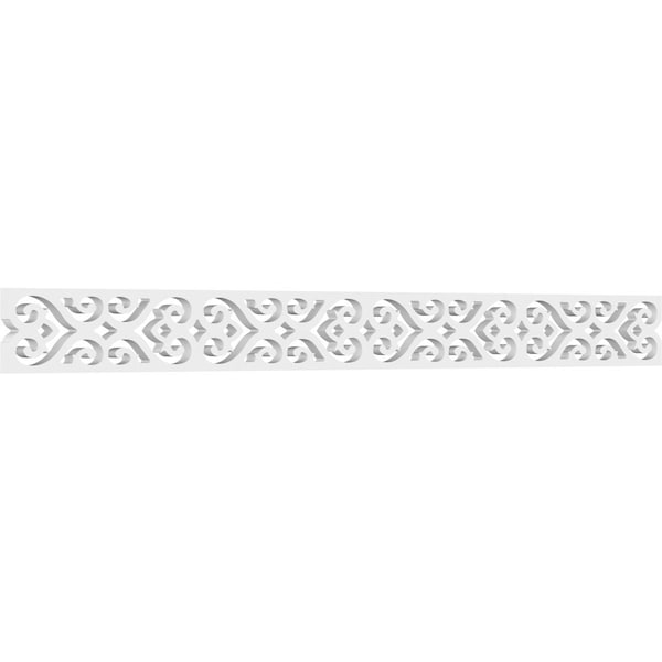 Ekena Millwork Henrietta Architectural Grade PVC Running Trim, 4"H x 5/8"P x 48"L RUNP04X0625X48HNR - main